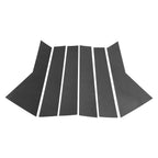 6 Pcs Carbon Fiber Pillar Window Trim for Chevy Captiva (2019-2023)