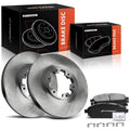 Front Disc Brake Rotors & Ceramic Pads for Nissan Pathfinder (1998–2004)
