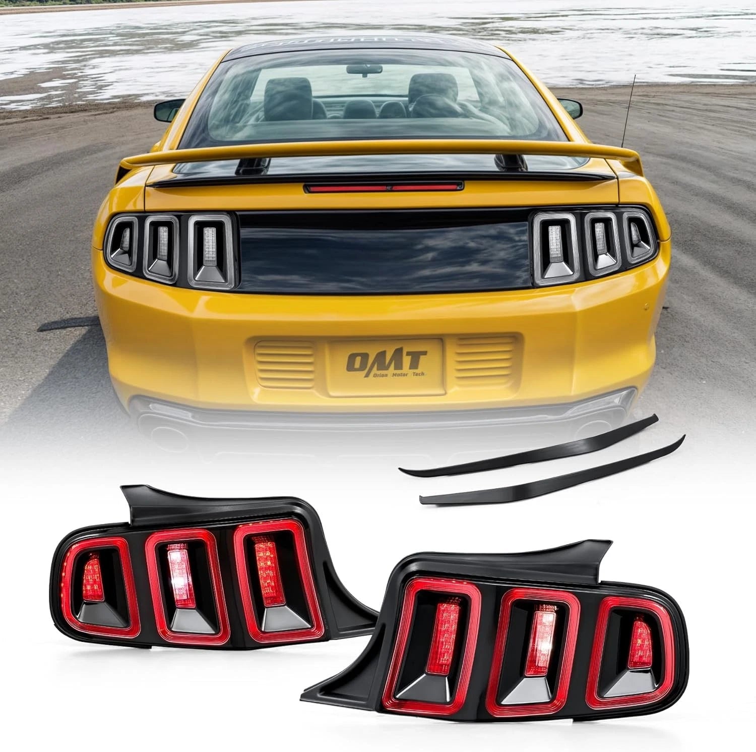 Full LED Sequential Tail Lights for Ford Mustang (2010–2014)