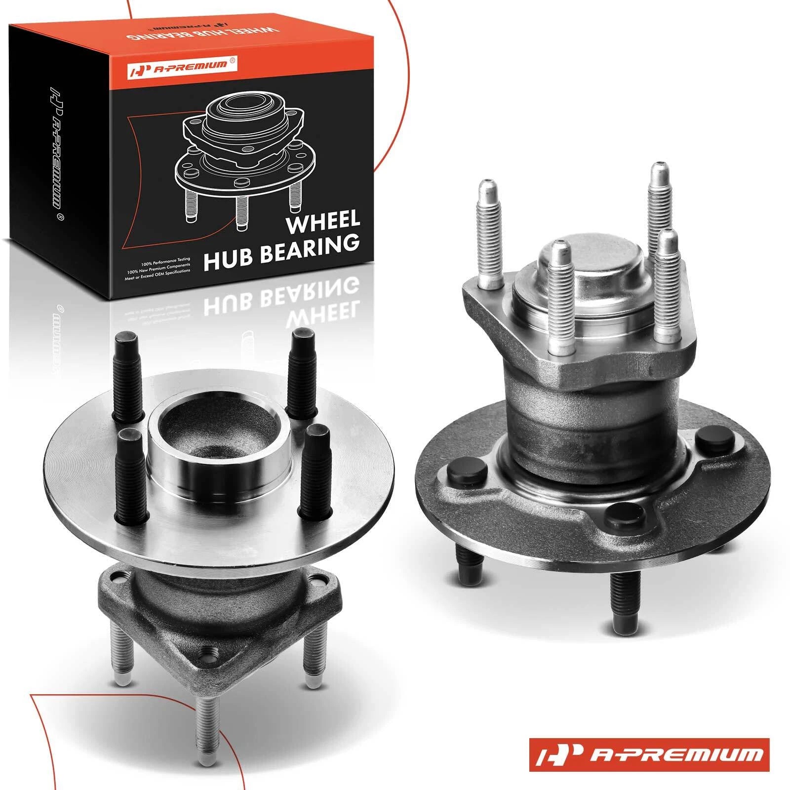 2X Front Wheel Hub & Bearing Assembly for Chevy Cobalt (2005–2010)