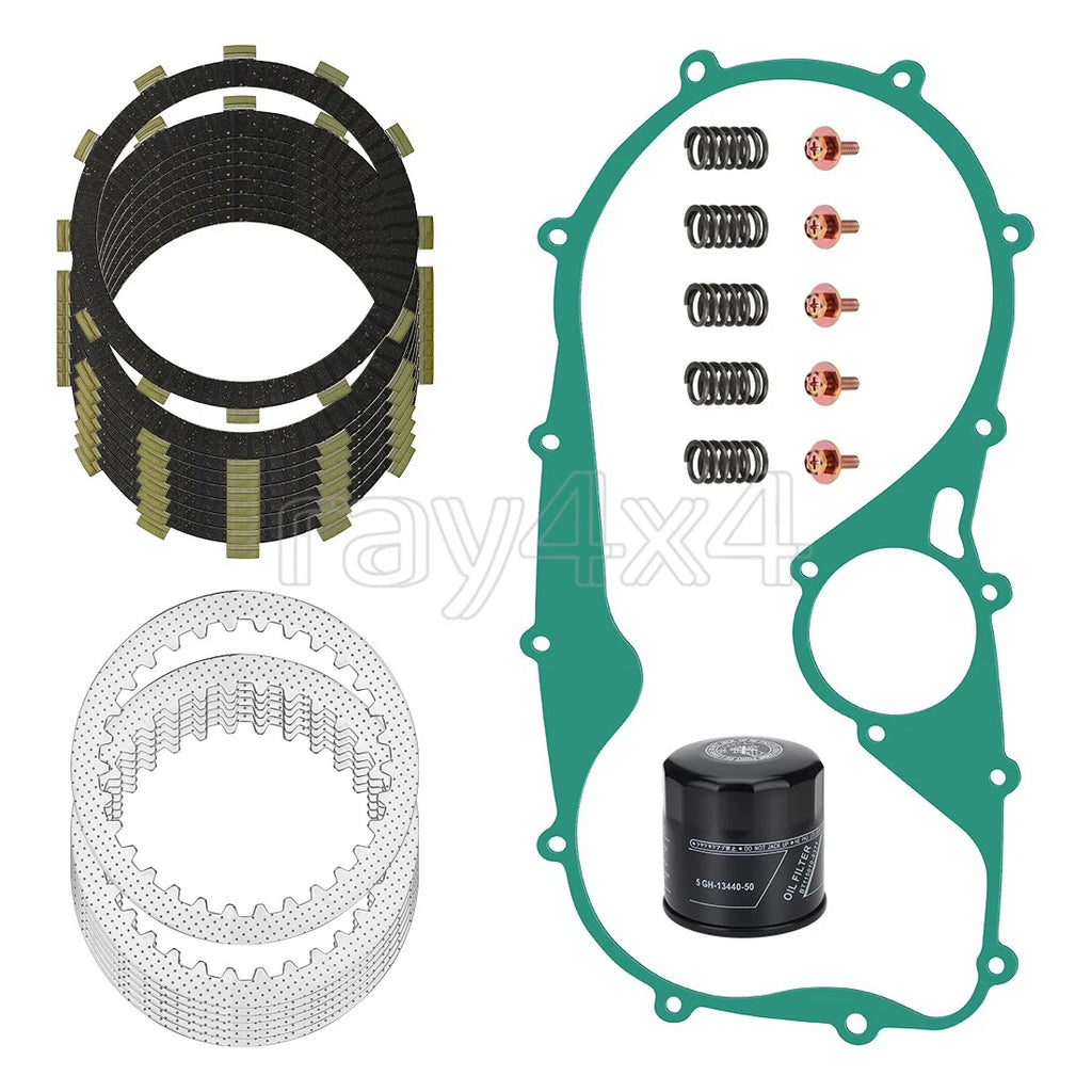 Clutch Plates Gasket Oil Filter Kit for Kawasaki Vulcan 800 VN800A/B/E (1995–2006)