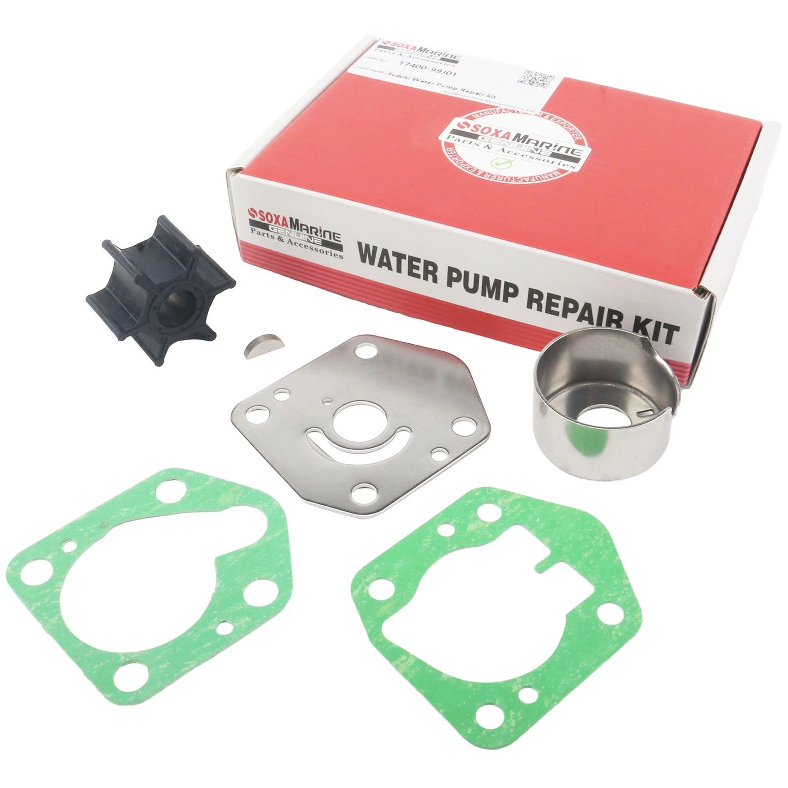 Outboard Water Pump Impeller Repair Kit for Suzuki 8 9.9 HP (4-Stroke)