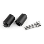 Crash Bobbins Protector Sliders for Yamaha FZ6 600 (2004–2008) - Aluminum Black