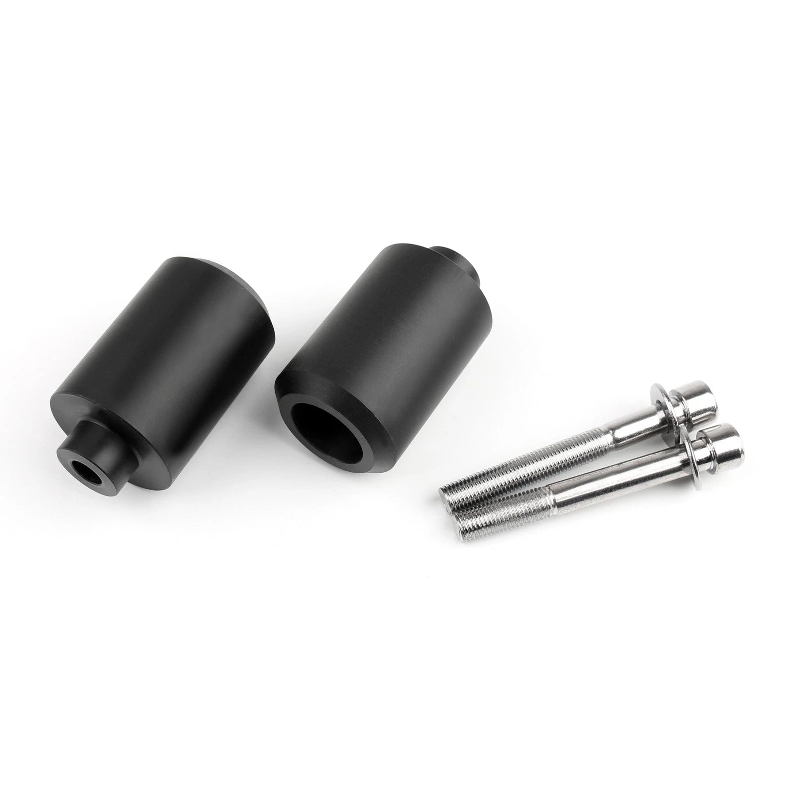 Crash Bobbins Protector Sliders for Yamaha FZ6 600 (2004–2008) - Aluminum Black