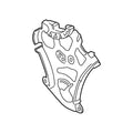 Engine Timing Chain Guide for BMW (11417618941)