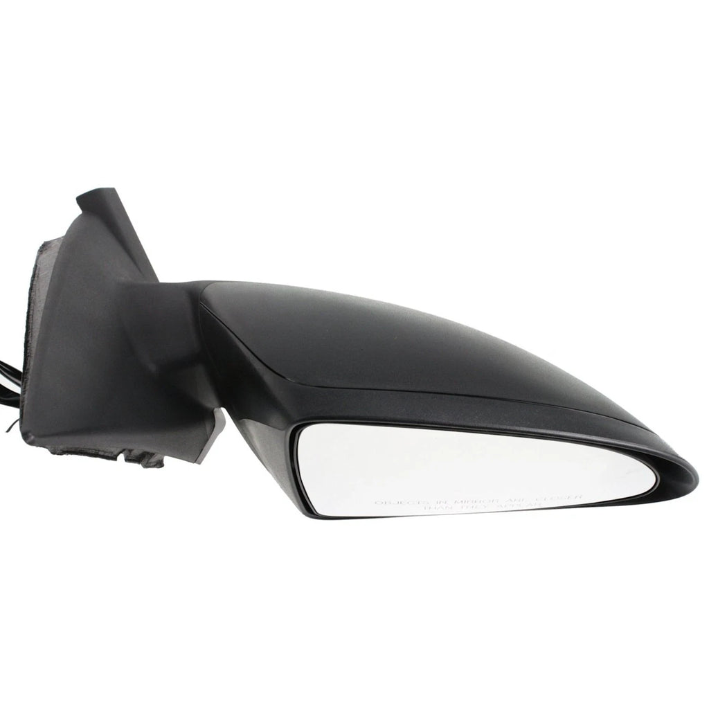 Set of 2 Power Mirrors for Chevrolet Malibu (2004–2008) Black Manual Folding