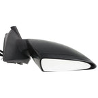 Set of 2 Power Mirrors for Chevrolet Malibu (2004–2008) Black Manual Folding