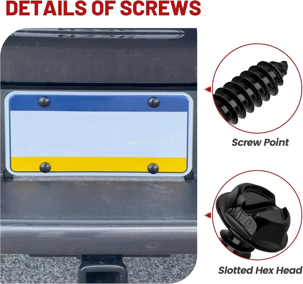 License Plate Frame Bracket Tag Holder for