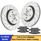 Front Disc Rotors and Brake Pads for Dodge Durango Grand Cherokee (2013–2020)