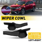 2X Windshield Wiper Cowl Cover Corner Extension Trim for Honda CRV (2017–2022)