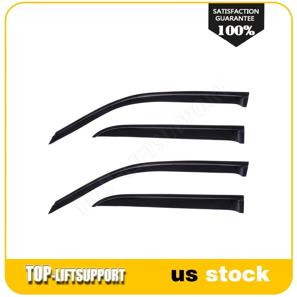 Wavy UV Window Visor Vent Shade Rain Guard for Toyota 4Runner (1996–2001)