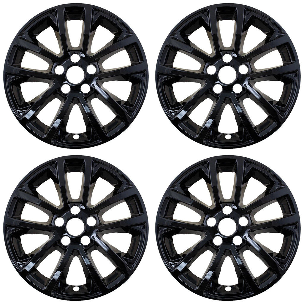 17" Gloss Black Wheel Skins for 2019-2021 Jeep Cherokee - UQSK0580