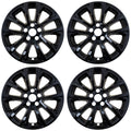 17" Gloss Black Wheel Skins for 2019-2021 Jeep Cherokee - UQSK0580