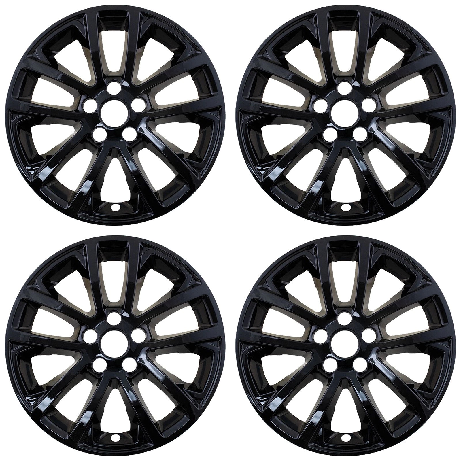 17" Gloss Black Wheel Skins for 2019-2021 Jeep Cherokee - UQSK0580