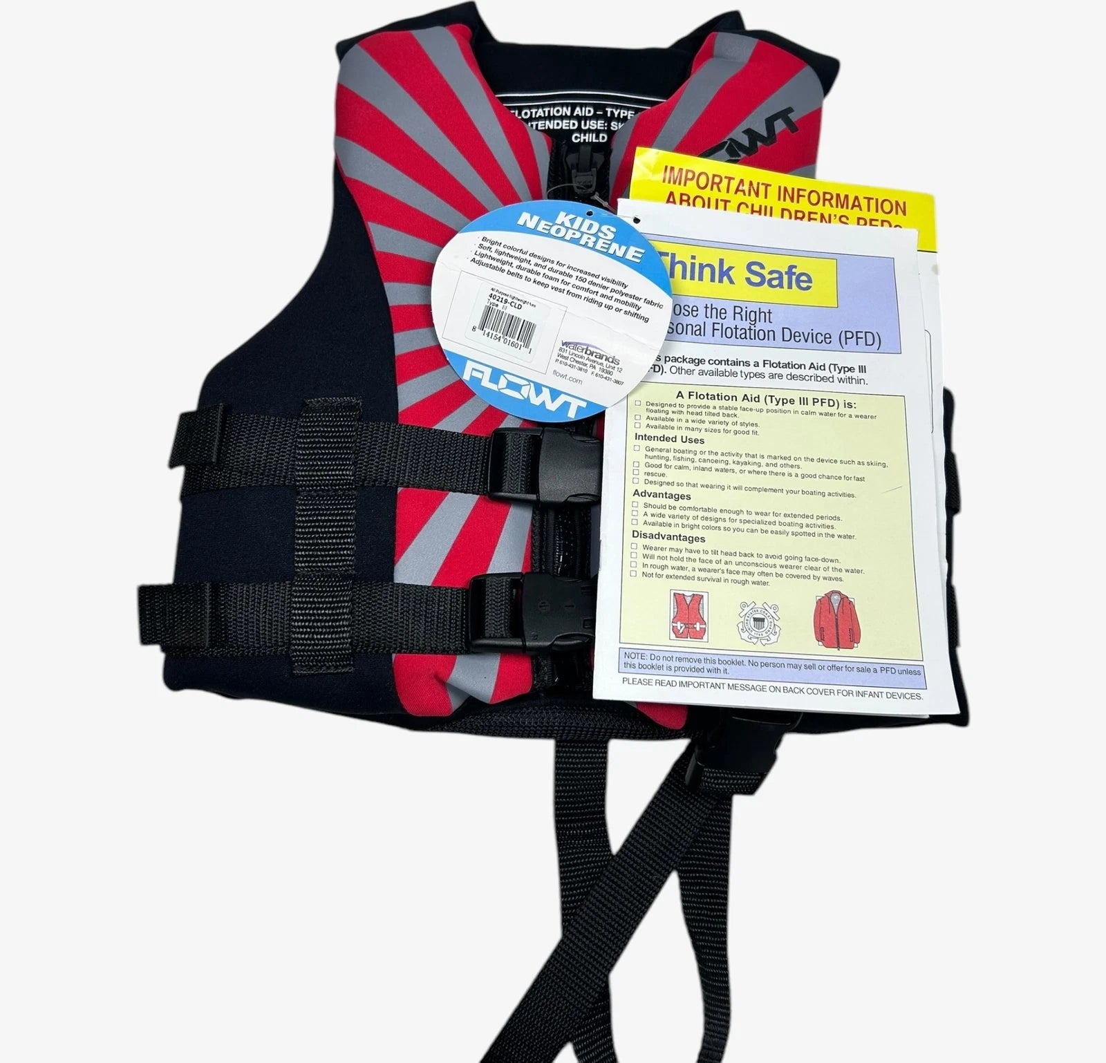 Type III Ski Vest for Child (30-50 lbs) - FLOWT 40219-CLD