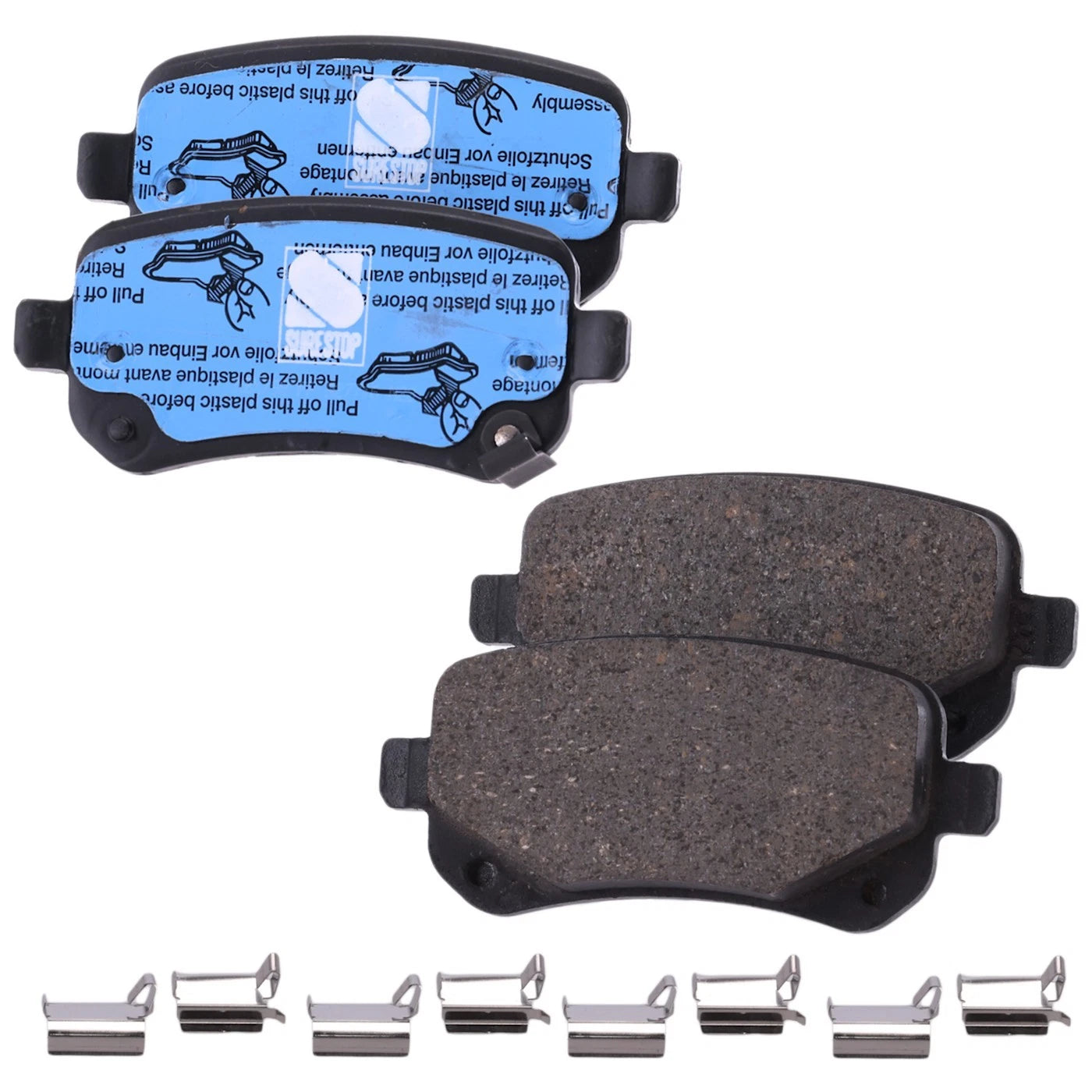 2X Brake Kit with Calipers for VW Ram C/V Chrysler Town & Country
