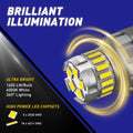 2X 1156 LED Reverse Backup Light Bulb 1200LM 6500K for Autoone