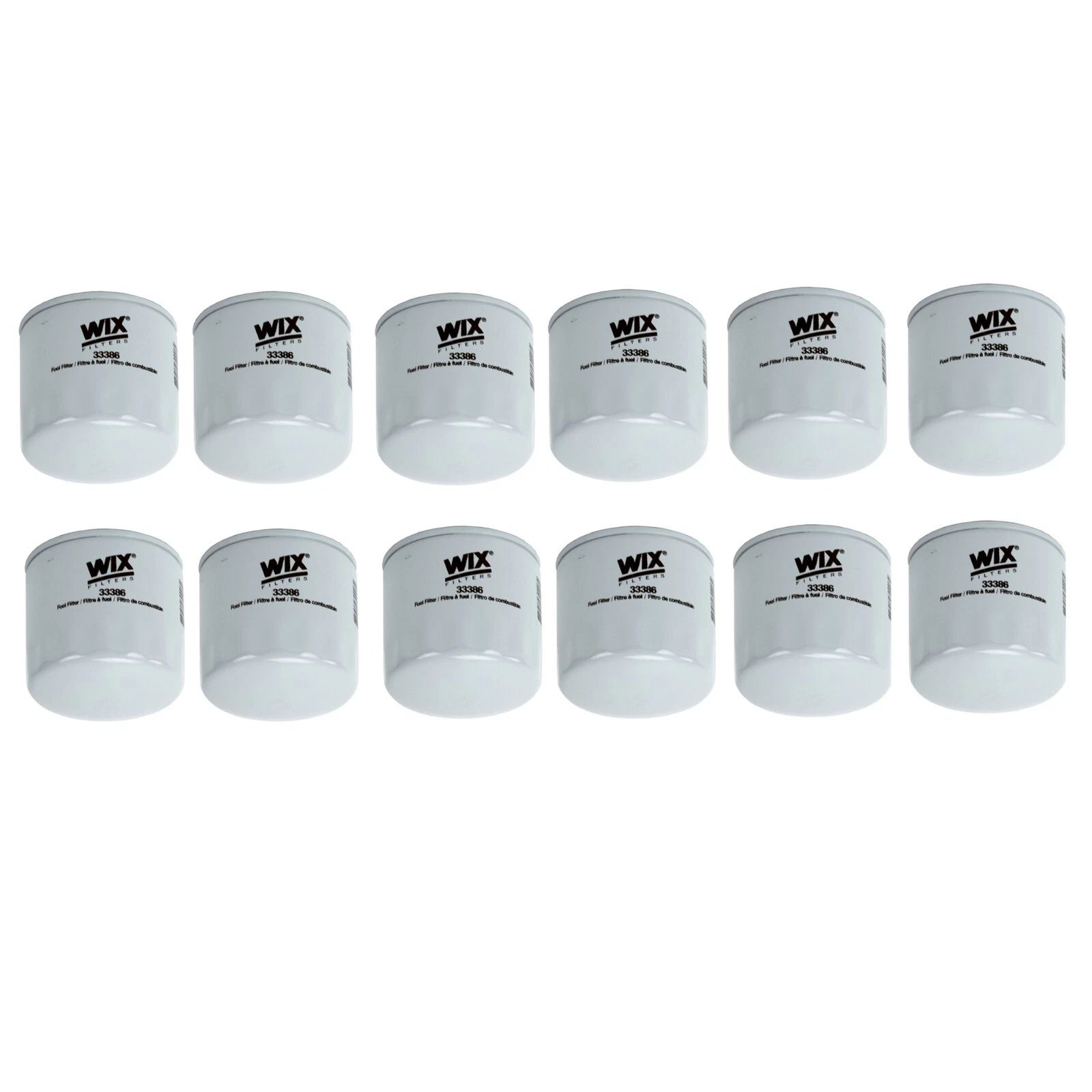 Set of 12 WIX Spin-On Fuel Filters for Various Makes Models