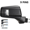 Side Mirror for Chevy Silverado 1500 (2019–2024) W/Heated, Blind Spot, Right 9 Pin