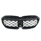 Gloss Black Diamond Front Kidney Grille for BMW G20 G21 (2019–2022)