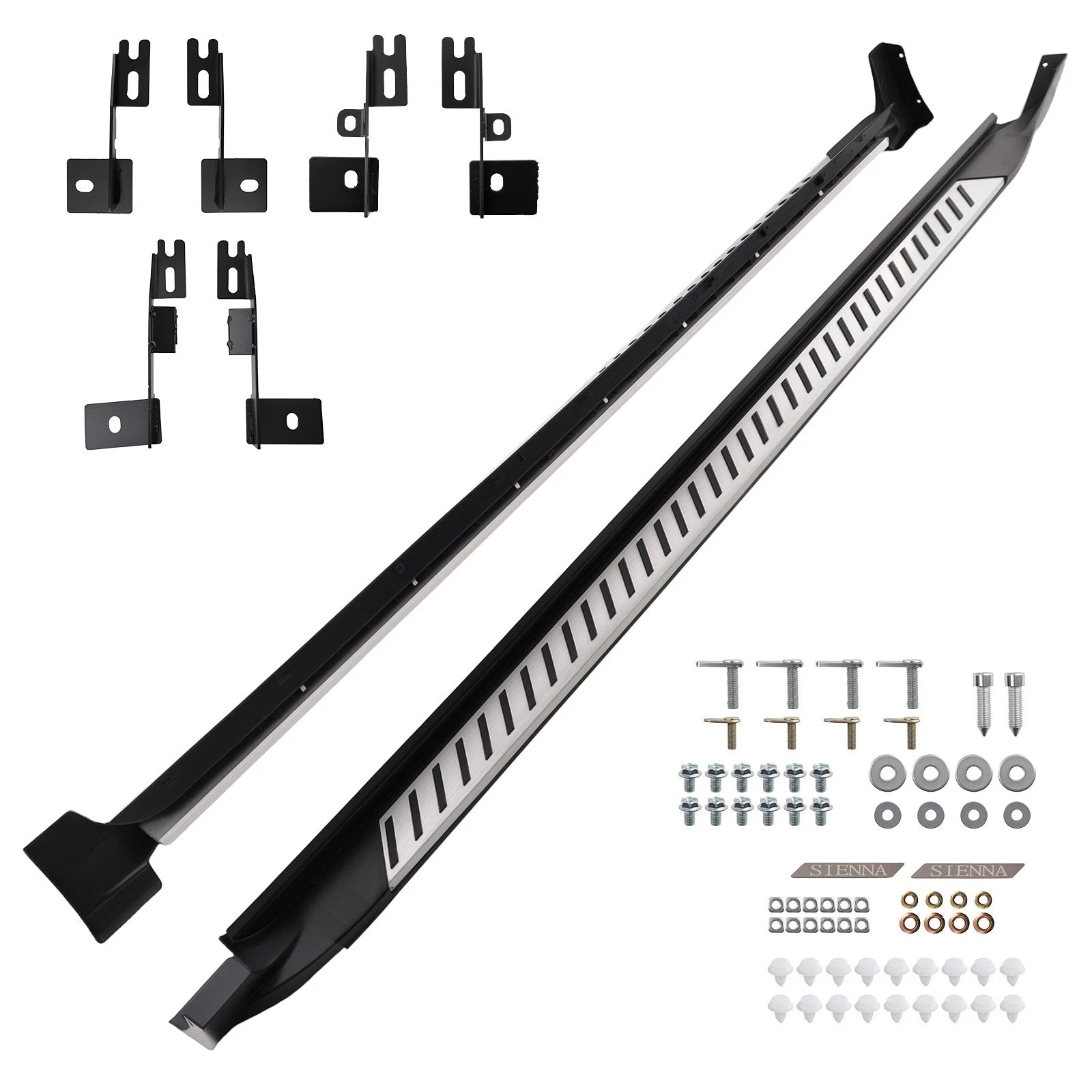 Aluminum Side Step Bars for Toyota Sienna (2011–2019) Anti-Slip