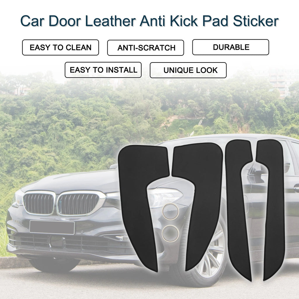 Set of 1 Car Door Leather Anti Kick Pad Sticker for BMW 5 Series (2007–2009)