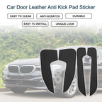 Set of 1 Car Door Leather Anti Kick Pad Sticker for BMW 5 Series (2007–2009)