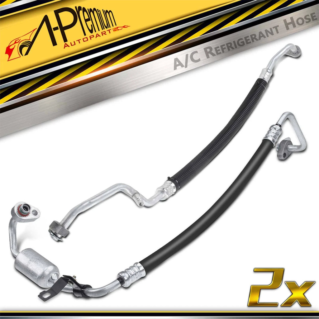 2X A/C Refrigerant Hose for Ford Focus (2008–2011)