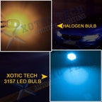 2x LED Ice Blue Daytime Running Lights for Chevrolet Silverado 1500 (2000-2007)
