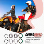 Rear Hub Repair Kit for Polaris Scrambler 500 4x4 (1998–2012) 2x4 (2001–2002)