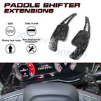 Black Forged ABS Paddle Shifter Extension for Audi A3 A4 A5 (2013-2024)