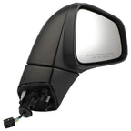 Passenger Side Mirror for Chevy Trax (2016–2023) Power Heated Black 5 Pin