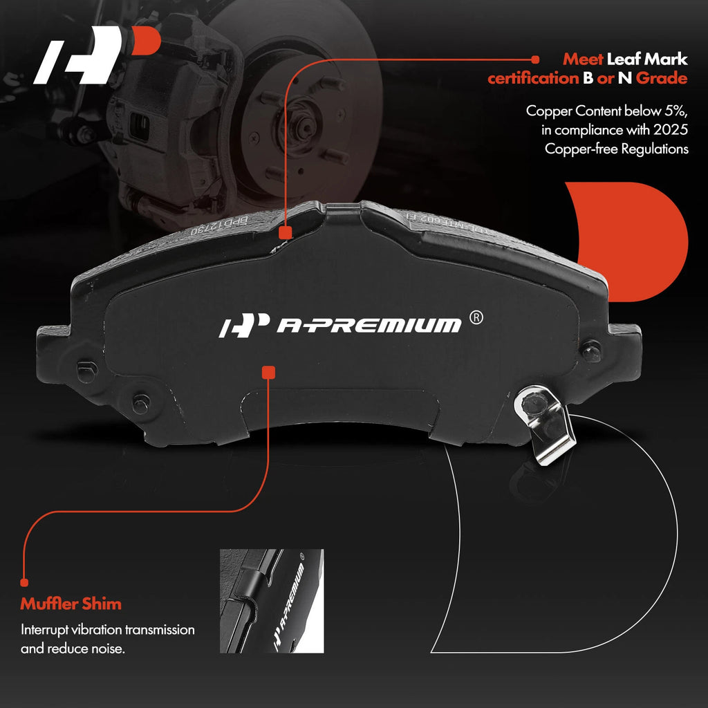 Front Drilled Brake Rotors & Pads for Jeep Wrangler (2007–2018)