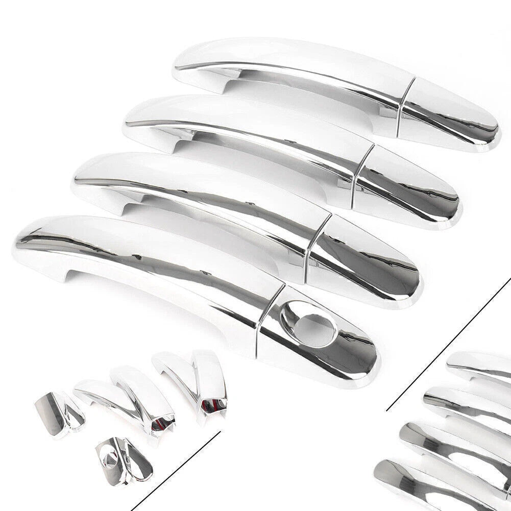 8x Chrome Door Handle Catch Cover Trim Bezel for Ford Focus MK2 (2005–2011)