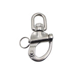2X Quick Release Snap Shackles for Boat and Outdoor Gear (316 Stainless Steel)
