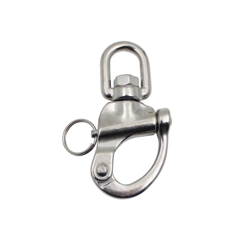 2X Quick Release Snap Shackles for Boat and Outdoor Gear (316 Stainless Steel)