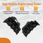 2X Cylinder Head Cover L/R for Land Rover Discovery Range Rover 3.0L (2009–2017)