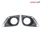 Set of 2 Fog Light Lamp Covers for Toyota Venza (2013–2016) Chrome
