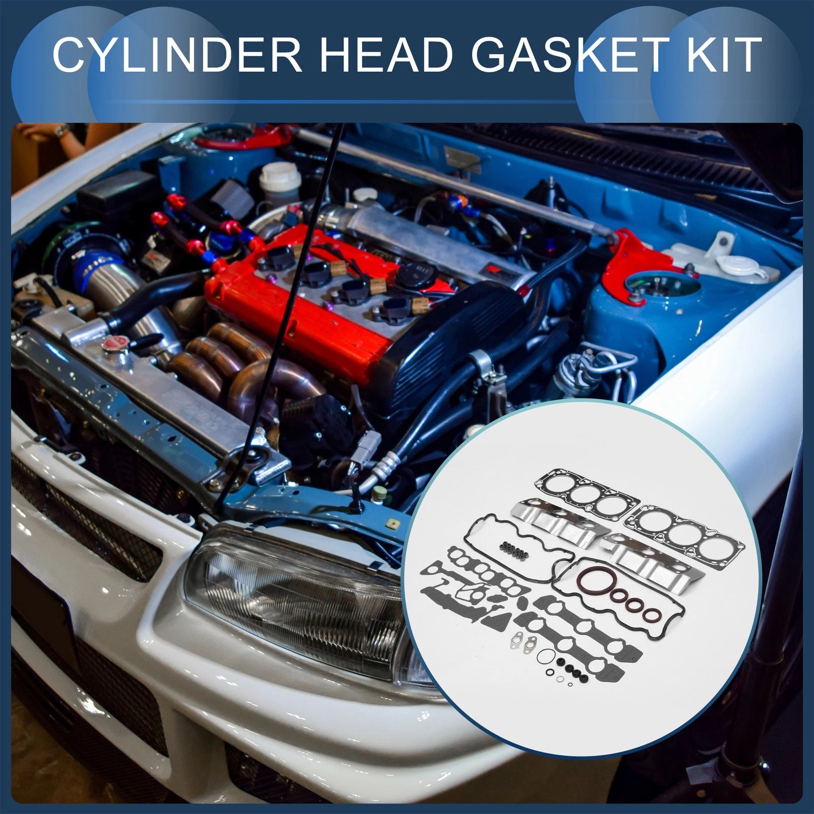 Cylinder Head Gasket Kit No.MD997517 for Mitsubishi 6G72 (1991–1996)