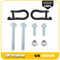 2X Front Black Tow Hooks for Chevy Silverado Sierra 1500 (2007–2018)