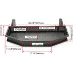 HECASA Black Front Clay Cargo Basket for Club Car Precedent (2004–Present)