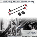 Front Stabilizer Bar Links with 2 Pcs Bushing for Honda Odyssey (2005-2010)