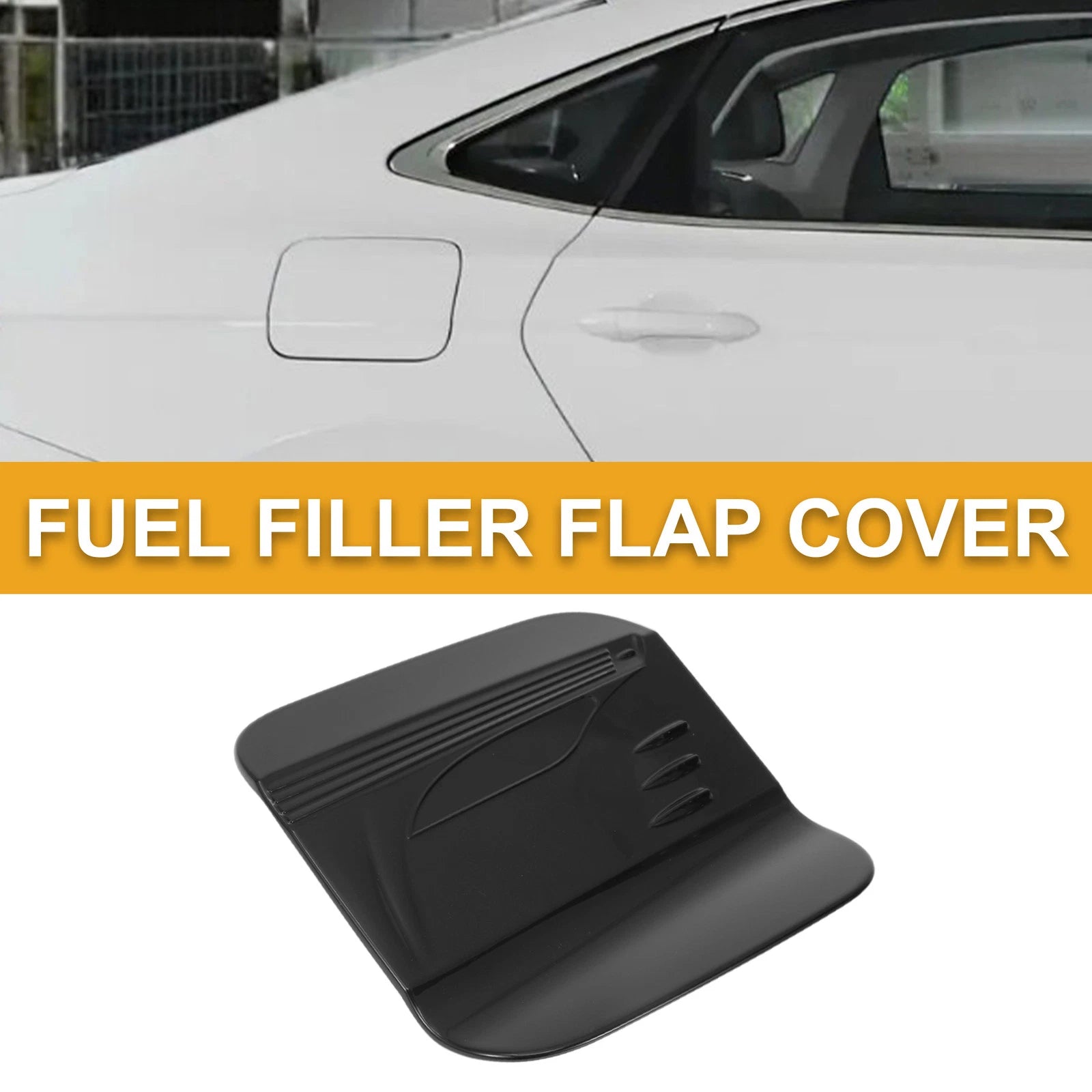 Fuel Tank Door Cap for Toyota Sienna (2022–2025) Glossy Black