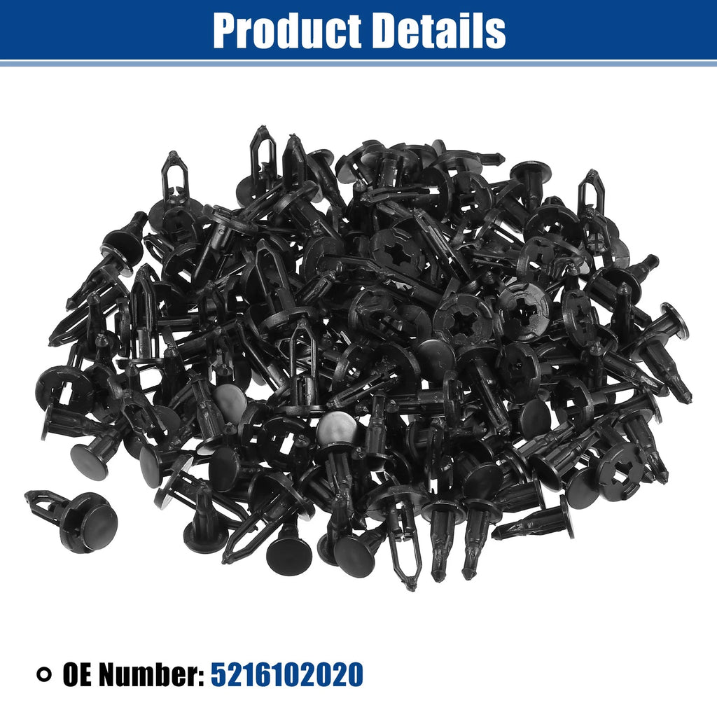 80 Pcs Front Bumper Retainers Clip for Toyota Corolla (2019–2022) No.5216102020