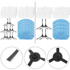 Set of 4 Filters and Mop Cloths for Nedis Vacuum Accessories