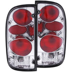 Chrome Clear Lens Tail Light Assembly for 1995-2000 Toyota Tacoma