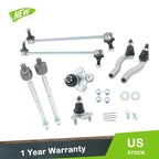 8-Piece Front Tie Rods Ball Joints Sway Bars Kit for Honda CR-V (2012–2016)