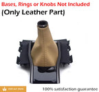 Manual Shift Boot for Honda Civic (2016–2020) Beige Leather Synthetic