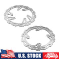 Front Rear Brake Disc Rotor Set for Honda CR125 CR250 CRF250R CRF450R CRF450X (2002–2014)