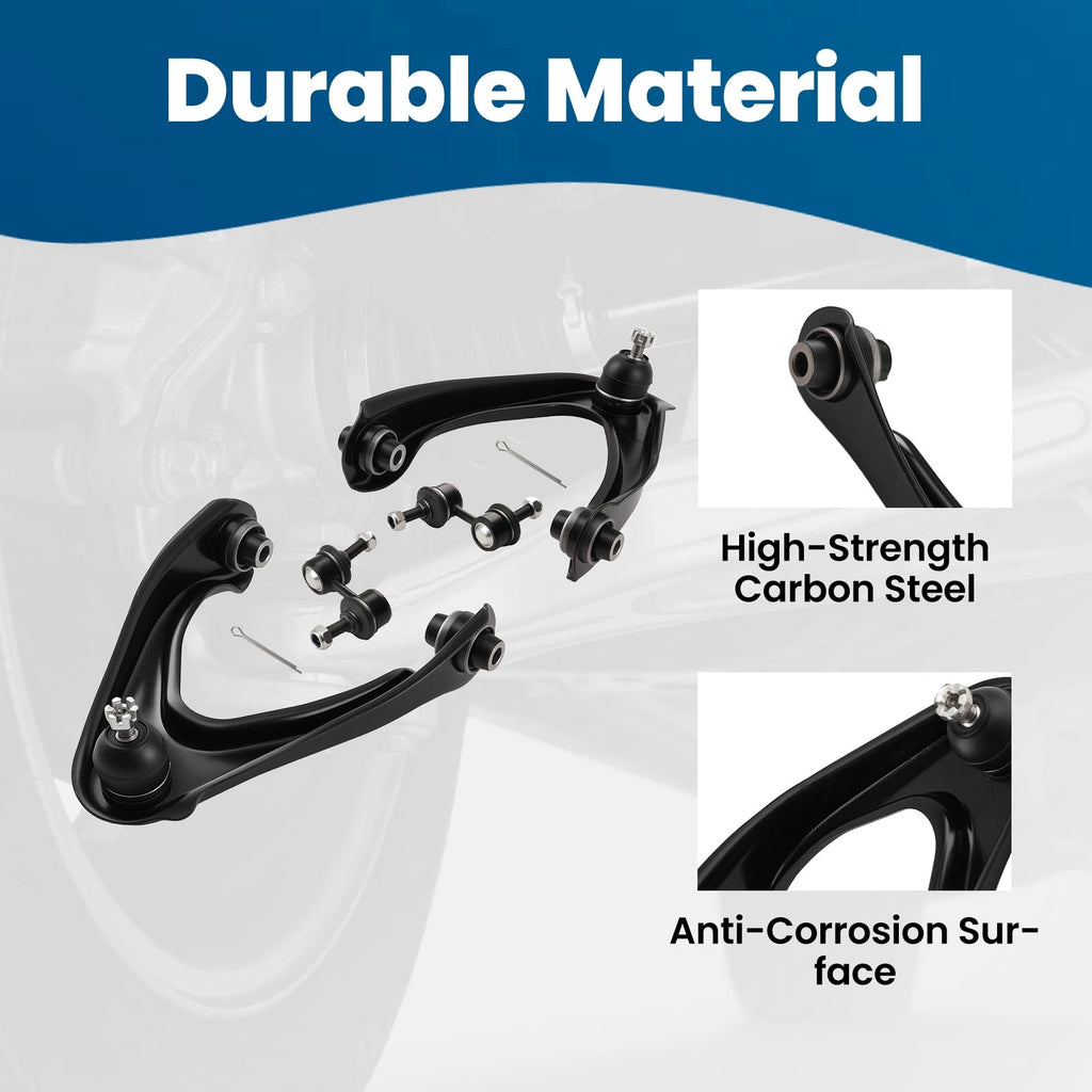 4X Front Upper Control Arms Sway Bars Kit for Honda CR-V (1997–2001)